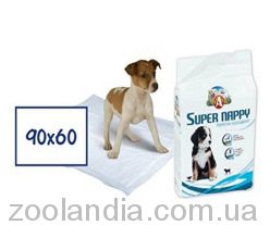 Super Nappy(Супер наппи) - Пеленки для собак, 90х60 см