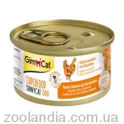 Gimpet (Джимпет) Shiny Cat, с курицей и морковью