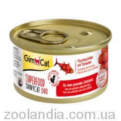 Gimpet (Джимпет) Shiny Cat, с тунцом и томатами