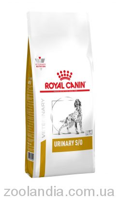 Royal Canin (Роял Канин) Urinary S/O Dog -Сухой лечебный корм для собак при заболеваниях мочевыделительной системы