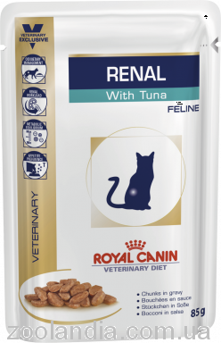 Royal Canin Renal Feline Tuna консервы с тунцом почечная недостаточность