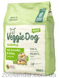VeggieDog Grainfree Adult - Беззерновой вегетарианский корм для взрослых собак с картофелем и горохом
