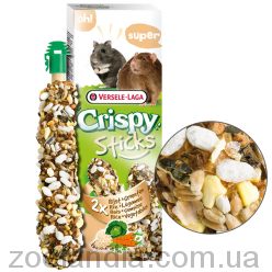 Versele-Laga (Верселе-Лага) Crispy Sticks Rice&Vegetables - Лакомство "Рис с овощами" для хомяков, крыс и мышей