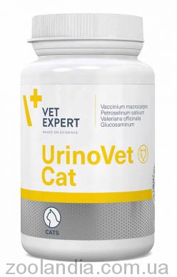 VetExpert (ВетЭксперт) UrinoVet Cat - Поддержание и восстановление функций мочевой системы у кошек