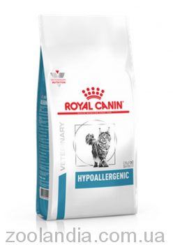 Royal Canin (Роял Канин) Hypoallergenic Feline - лечебный корм для взрослых кошек при пищевой аллергии или пищевой непереносимости
