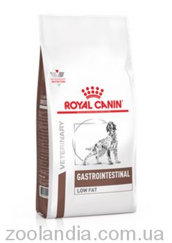 Royal Canin (Роял Канин) Gastro Intestinal Low Fat Dog-лечебный корм для собак при панкреатите
