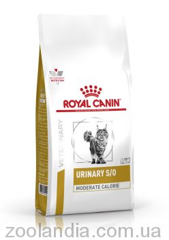 Royal Canin (Роял Канин) Urinary S/O Moderate Calorie - лечебный корм для кошек с заболеваниями мочевыделительной системы