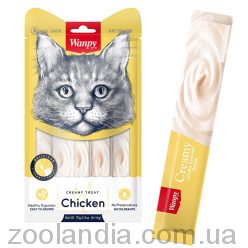 Wanpy (Ванпи) Creamy Lickable Treats Chicken - Жидкое лакомство с курицей для котов