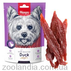 Wanpy (Ванпі) Duck Jerky - Ласощі з в'яленим філе качки для собак