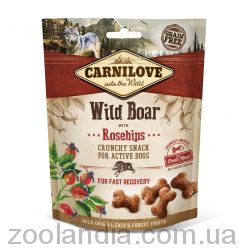 Carnilove (Карнилав) Dog Crunchy Snacks Wild Boar with Rosehips Ласощі для собак кабан, шипшина