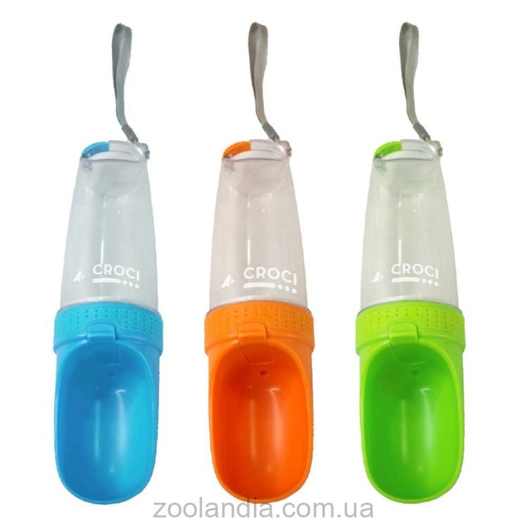 Croci (Крочи) Bottle Flip - Поилка дорожная для собак, цвет в ассортименте, 350мл