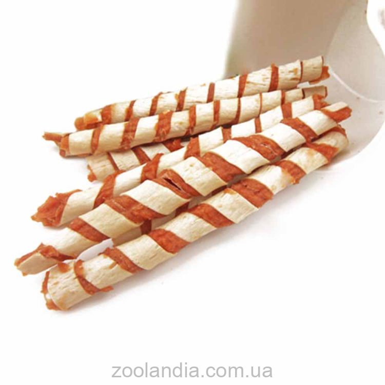 Селянські Смаколики Лакомство для собак рулет с курицей и треской