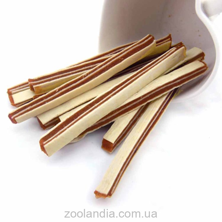 Селянські Смаколики Лакомство для собак сендвич с уткой и треской