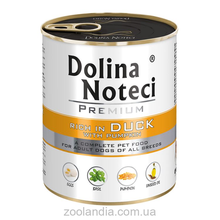 Dolina Noteci (Долина Нотечи) Premium Duck влажный корм для собак (с уткой и тыквой)