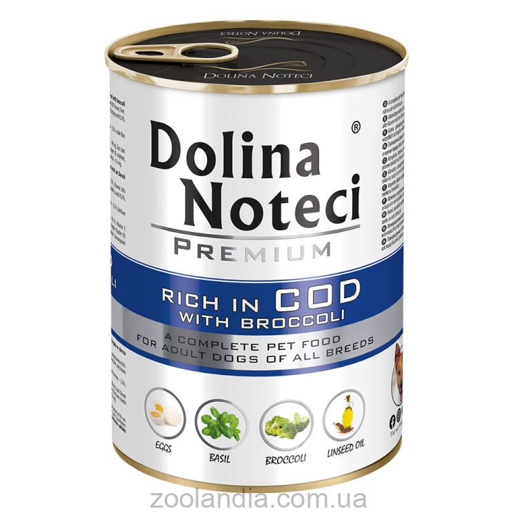 Dolina Noteci (Долина Нотечи) Premium влажный корм для собак (треска и брокколи)