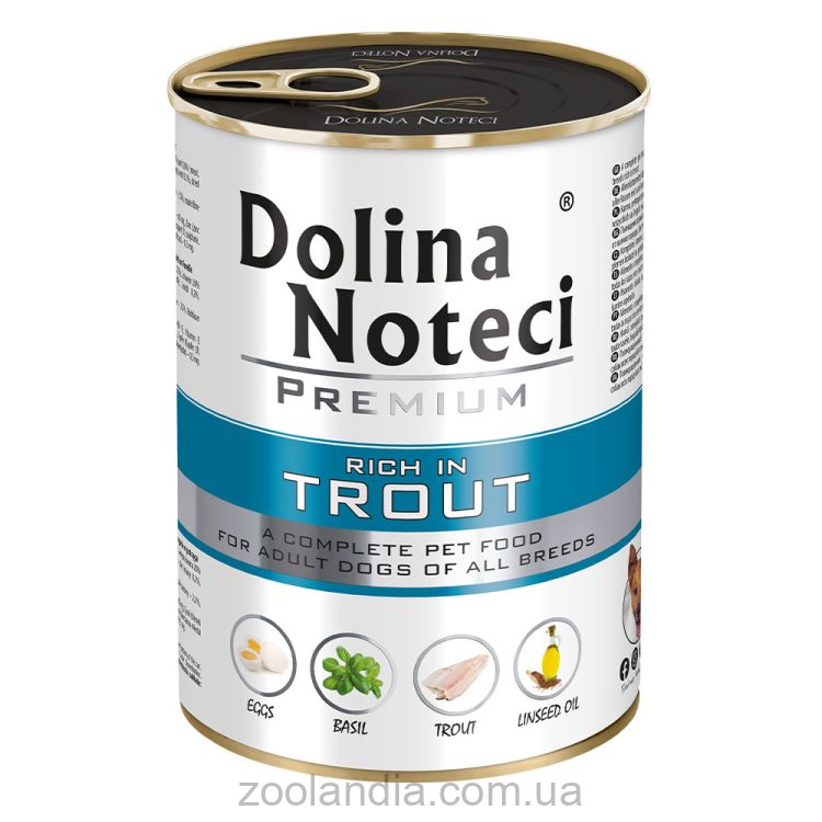 Dolina Noteci (Долина Нотечи) Premium влажный корм для собак (форель)