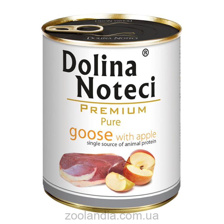 Dolina Noteci (Долина Нотечи) Premium Pure Goose Влажный корм для собак при пищевой аллергии (гусь и яблоки)