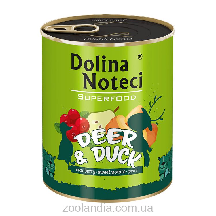 Dolina Noteci (Долина Нотечи) Superfood Deer and Duck - Влажный корм для собак (оленина и утка)