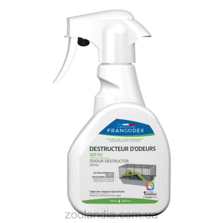 Francodex (Франкодекс) Odour Destructor Spray - Спрей от неприятного запаха грызунов