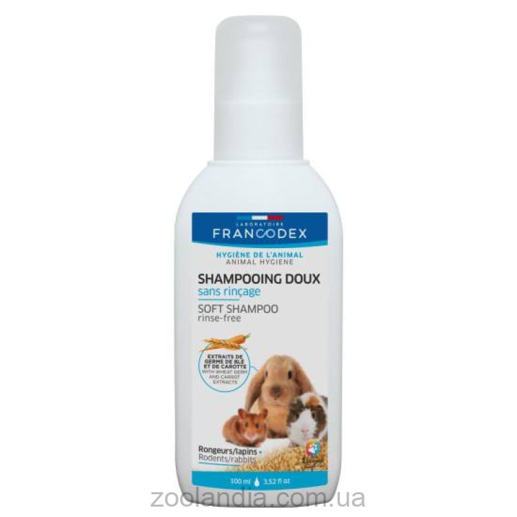 Francodex (Франкодекс) Soft Shampoo-Шампунь-спрей без смывания для грызунов