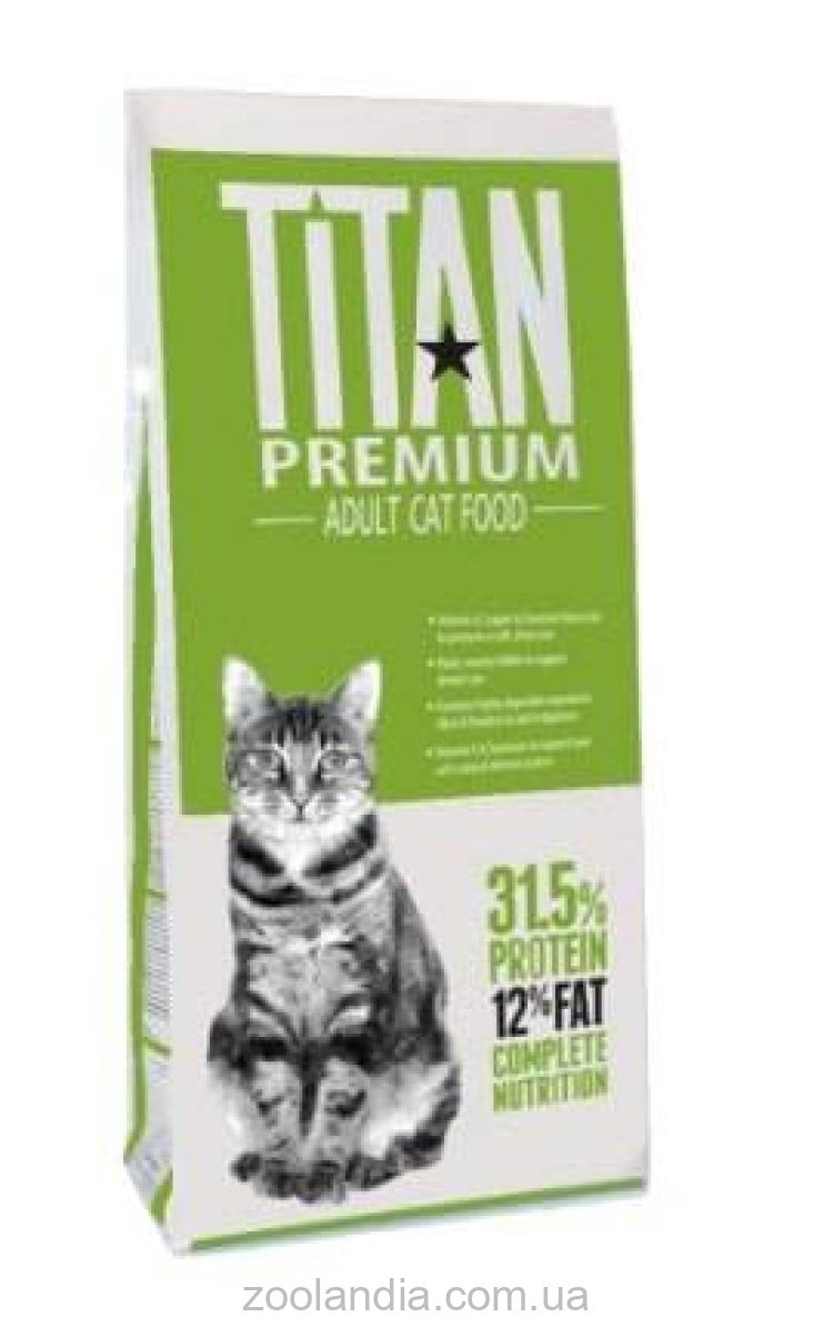 Chicopee (Чикопи) Titan Premium Adult Cat - Сухой корм с мясом (птицы и рисом)
