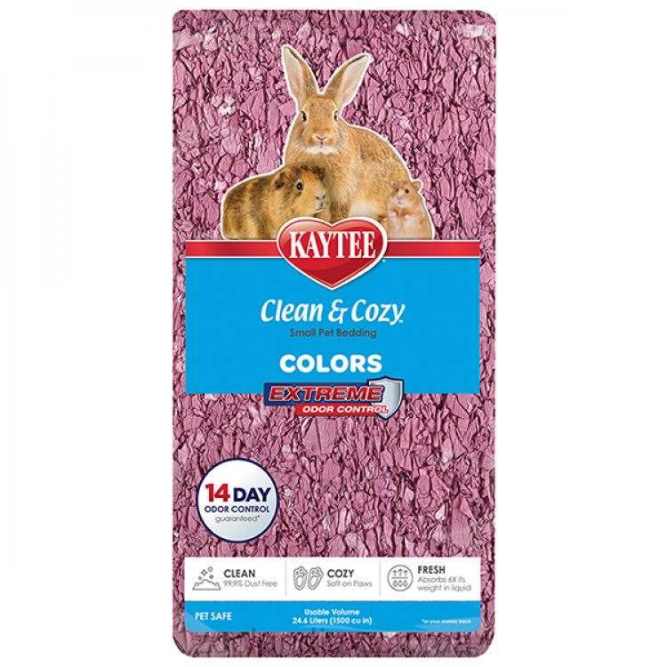 Kaytee (Кейти) Clean&Cozy Colors Plum - Подстилка из целлюлозы для грызунов слива, пурпурный