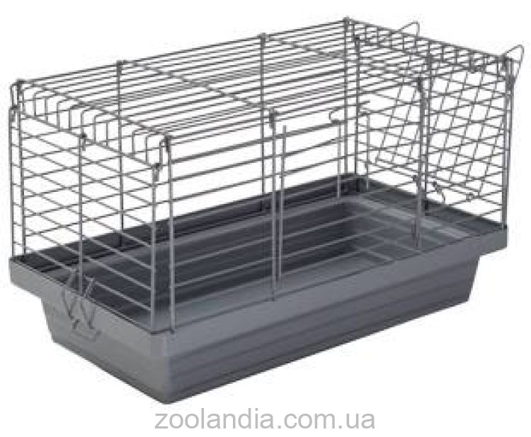 ТМ "Природа" Клетка «Кролик 50» для крупных декоративных грызунов хром 50 х 27 х 30 см