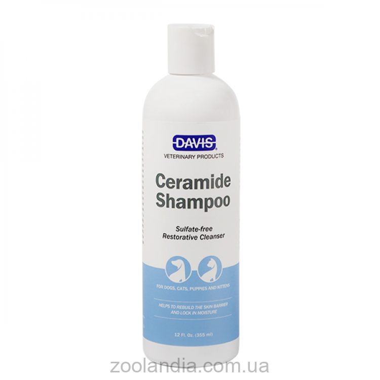 Davis (Дэвис Керамиды) Ceramide - Восстанавливающий шампунь для собак и котов безсульфатный