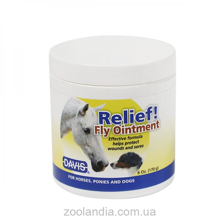 Davis (Дэвис) Relief! Fly Ointment - Мазь от мух для собак и лошадей