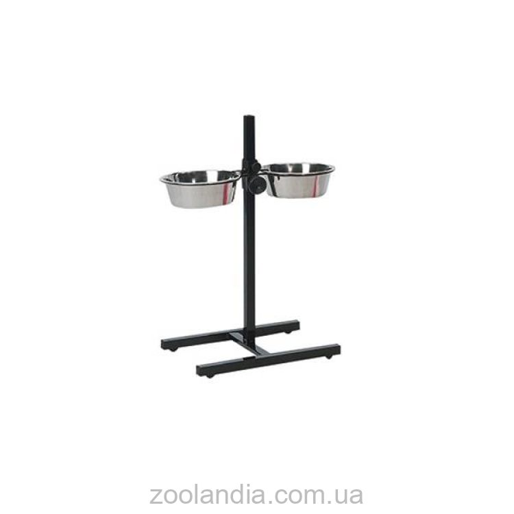 Flamingo H-Stand With Dishes фламинго миски для собак на штативе, нержавейка, 2х2,5л