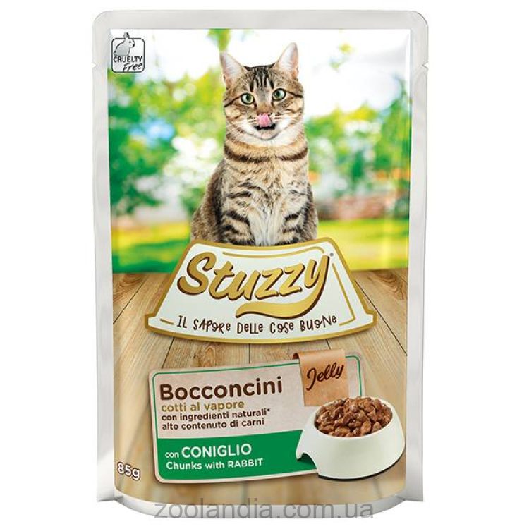 Stuzzy (Штузи) Cat Rabbit – Консервированный корм в желе для котов (кролик)