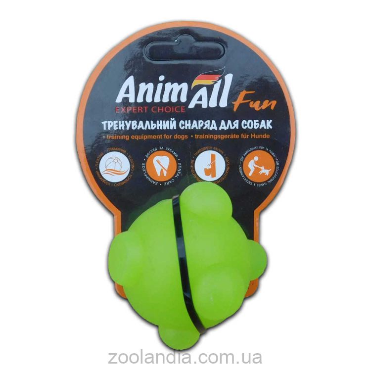 AnimAll (ЕнімАлл) Fun Dog - Игрушка для собак и котов шар-молекула, 5см