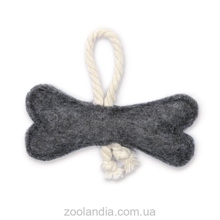 Природа "Косточка" - Игрушка для собак (серая)