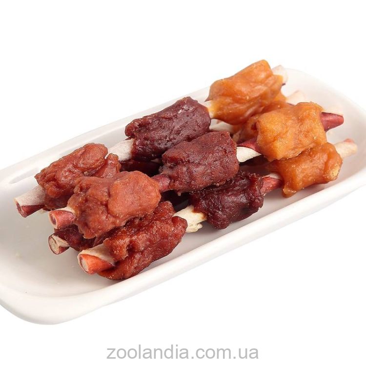 AlfPet (АльфПет) - Лакомство для собак шашлык из курицы, утки и печени