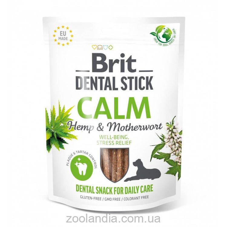 Brit Care Dental Stick Calm - Функциональное лакомство для собак успокаивающее