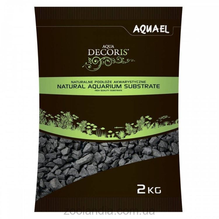 AquaEL (АкваЭль) - Грунт для аквариума базальтовый черный гравий (2-4 мм)