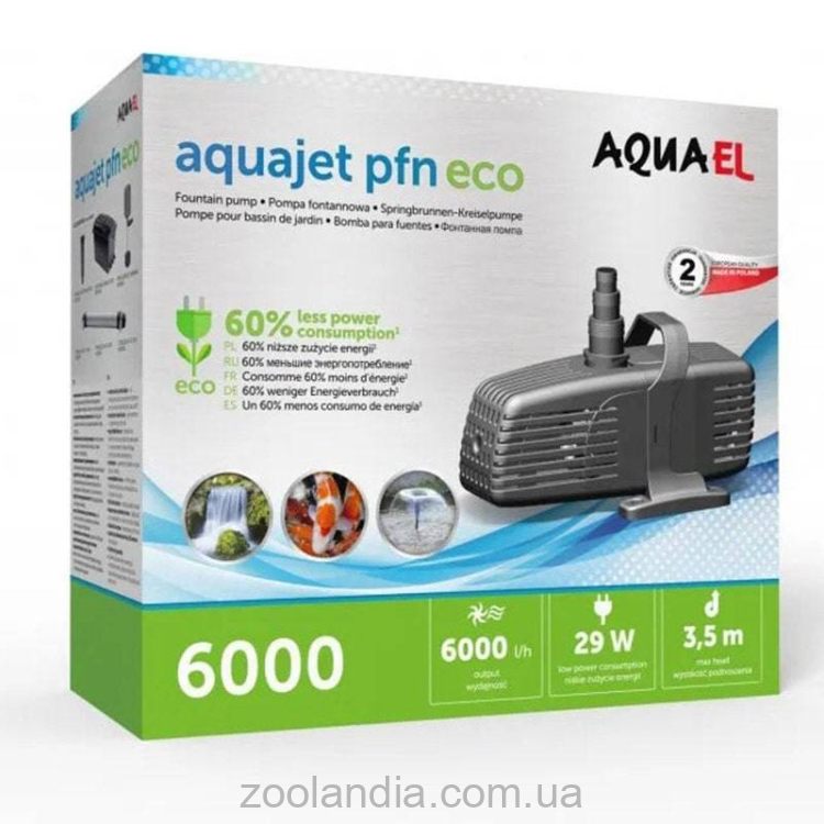 AquaEL (АкваЕль) AquaJet Pfn-6000 Eco - Помпа для фонтану