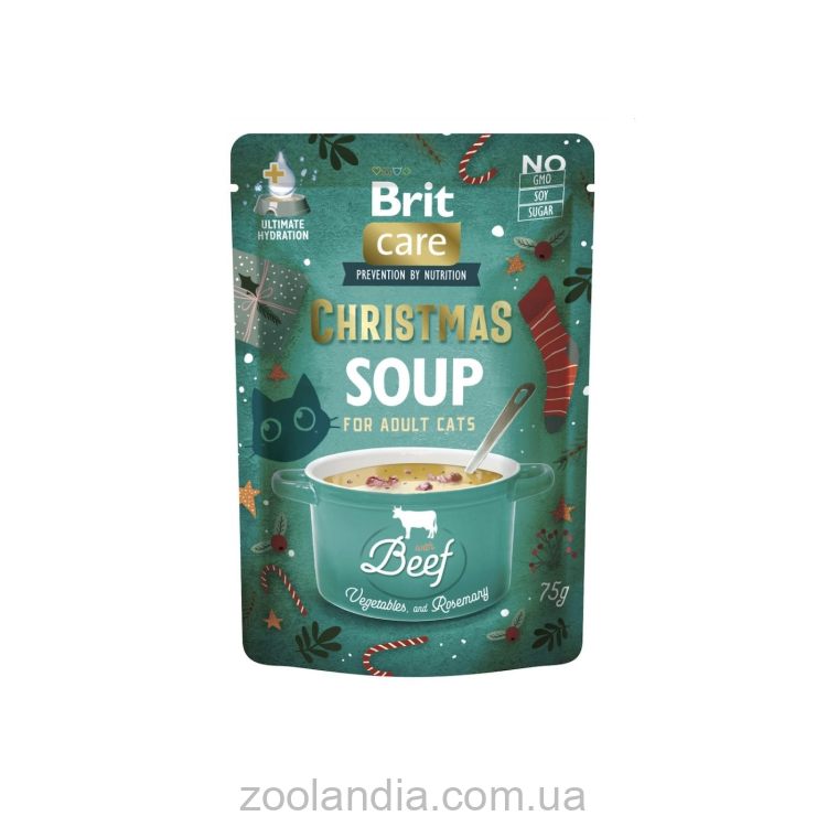 Brit Care (Брит Кеа) Christmas Beef Soup Влажный корм для кошек рождественский (суп с говядиной)