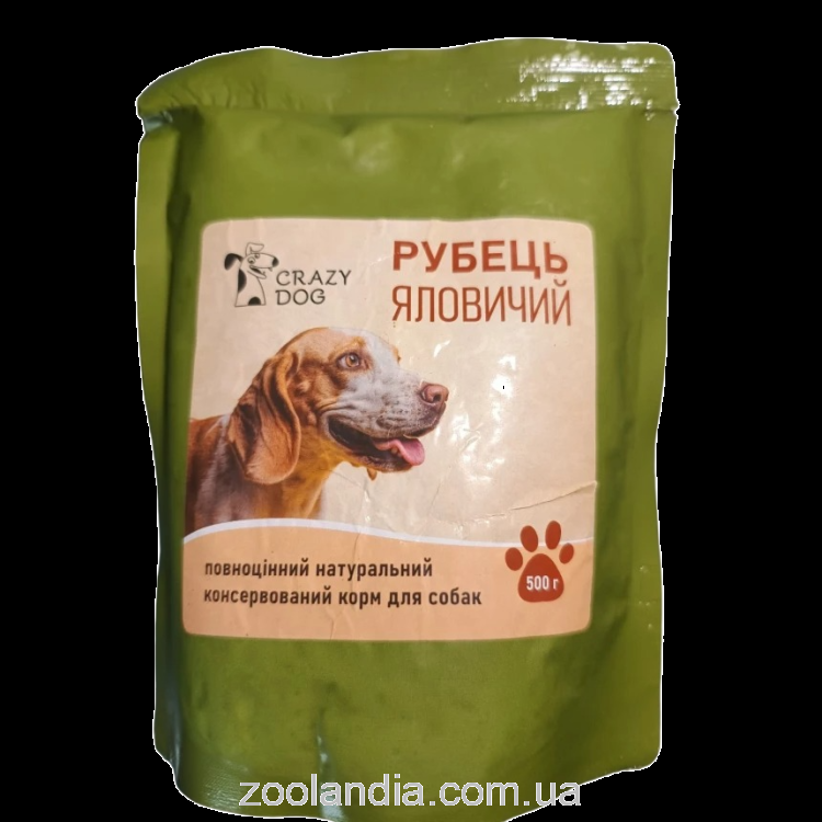 Well-Fed Friend - Полнорационный натуральный консервированный корм для собак Говяжий рубец, 500 г