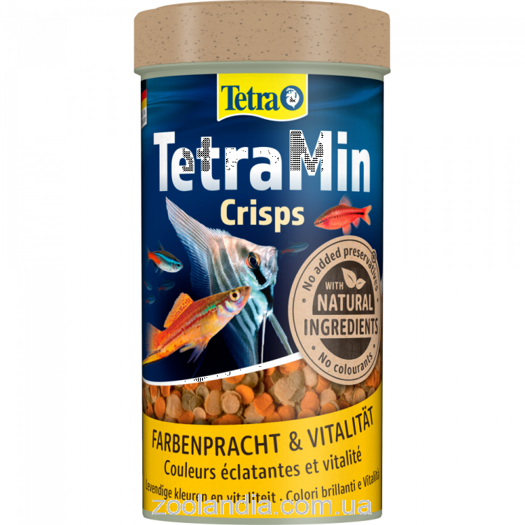 Tetra (Тетра) TetraMIN Crisps - Основной корм для всех видов декоративных рыб