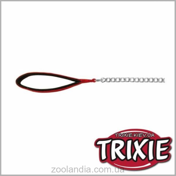 Trixie (Трикси) - Поводок-цепь металл, с нейлоновой ручкой для собак,1,1 м/2 мм