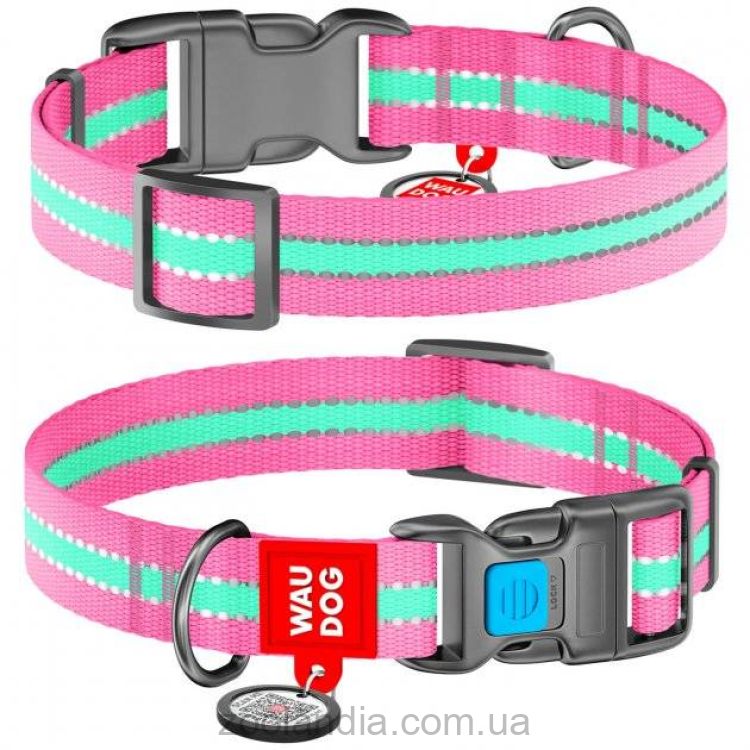 collar 0167 ошейник нейлон светоотражающий