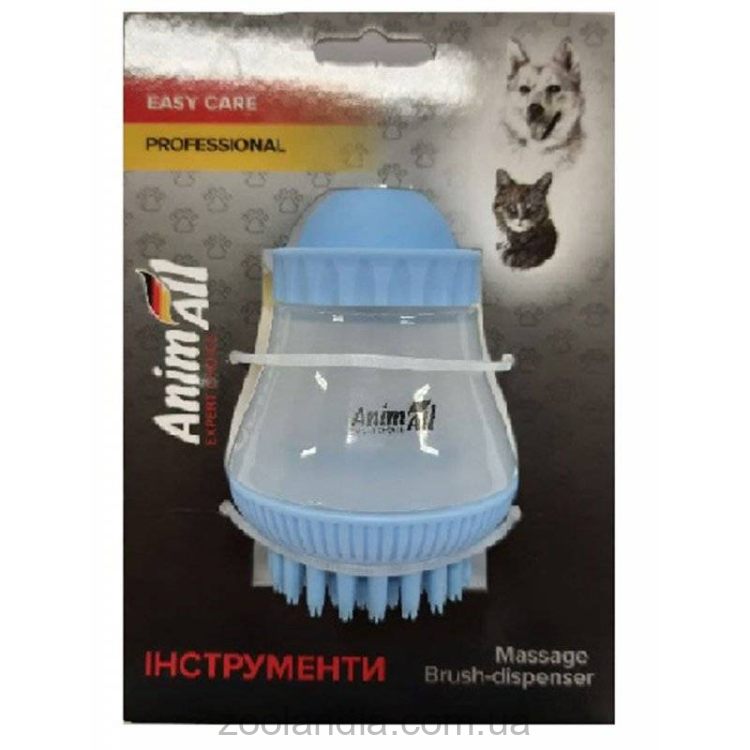 AnimAll (ЭнимАлл) Groom - Массажная щетка с дозатором для кошек и собак