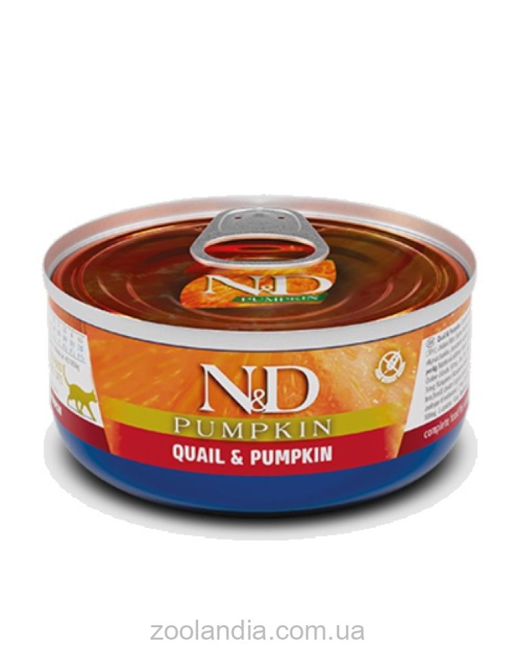 Farmina (Farmina) N&D Pumpkin Grain Free Cat Adult Quail & Pumpkin - Влажный корм для кошек с перепелом и тыквой
