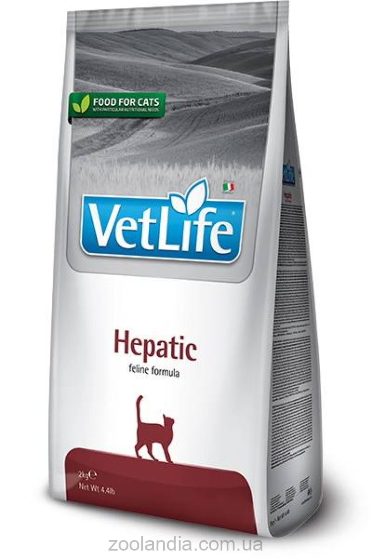 Farmina (Фармина) Vet Life Hepatic - Сухой лечебный корм для кошек при хронической печеночной недостаточности