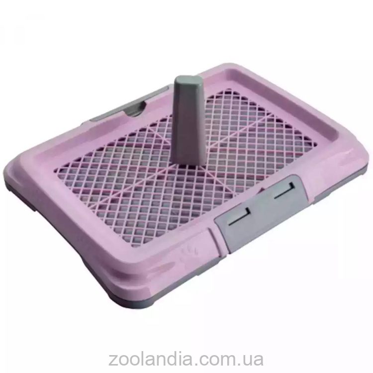 AnimAll (ЕнімАлл) - Туалет под пеленку с сеткой и столбиком для собак