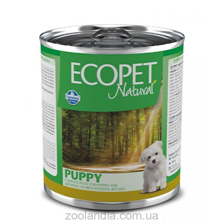 Farmina (Фармина) Ecopet Natural Puppy Chicken – Консервированный корм с курицей для щенков всех пород, беременных и кормящих собак