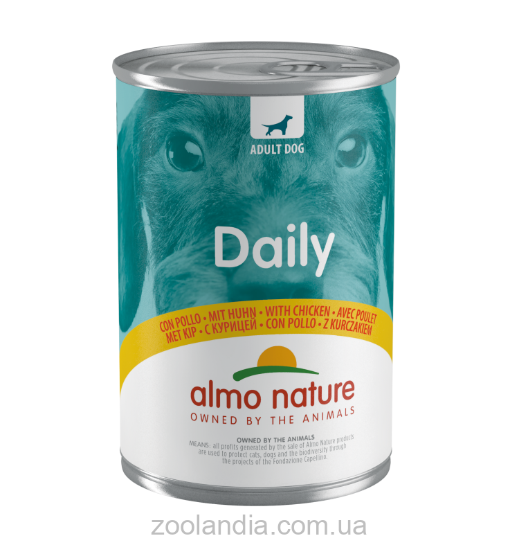 Almo Nature (Альмо Натюр) Daily Dog, консервы для собак (с курицей)