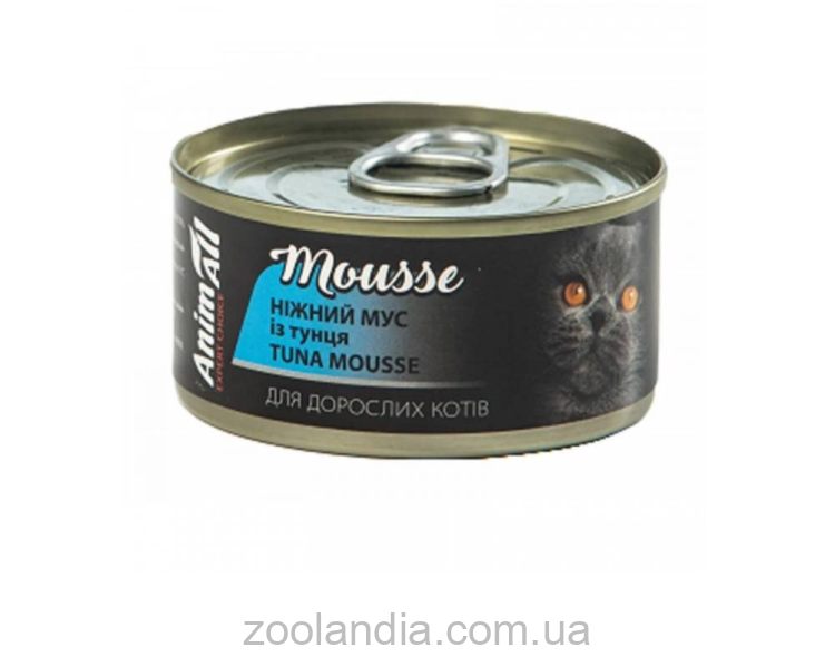 AnimAll (ЕнімАлл) Mousse Tuna - Вологий корм для кішок з тунцем