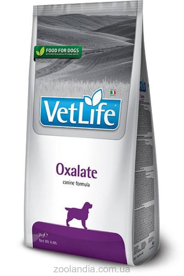 Farmina (Фармина) Vet Life Diet Dog Oxalate - Сухой лечебный корм для собак всех пород склонных к мочекаменной болезни
